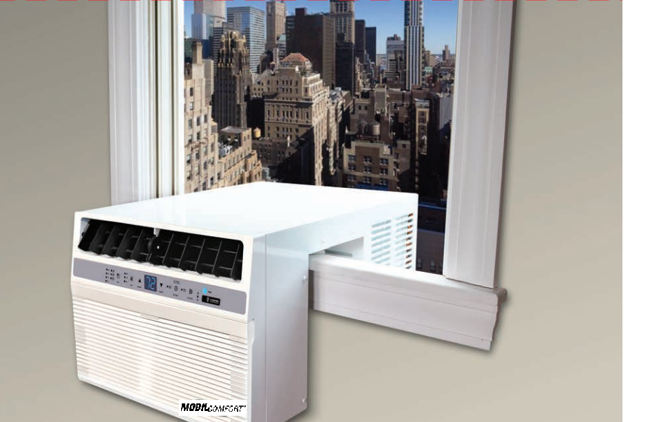 【MCSD-12HP】MobilComfort 12,000 BTU Window Air Conditioner with 12,000 BTU Heater, Cooling, 115 Volts, 12.5" Extra Thick Wall Compatible, Wi-Fi Enabled, Saddle Mount, and Quiet Operation in White-【MCSD-12HP】